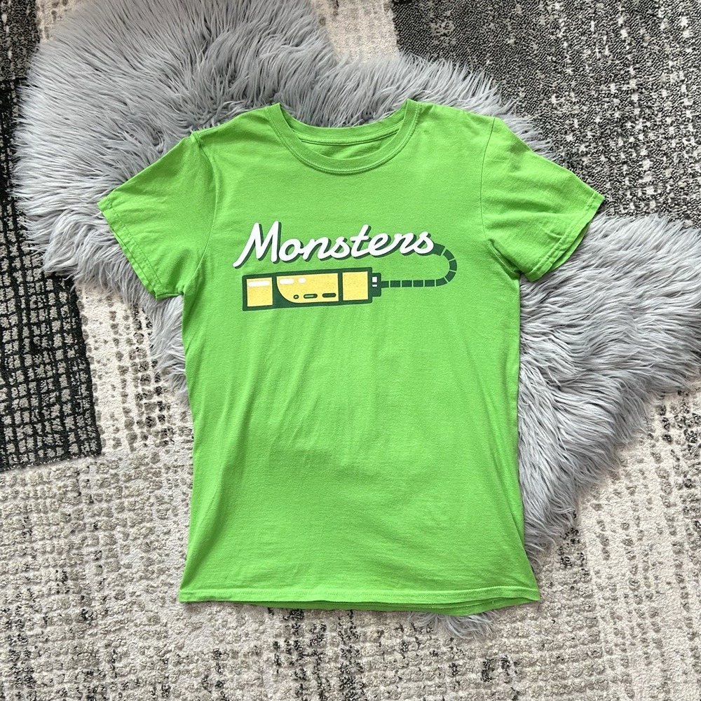 The Lost Bros Green Monsters "MIKE 19" TShirt Unisex Size‎ Small
